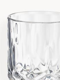 Whisky-Set George mit Kristallrelief, 3-tlg., Glas, Transparent, Set mit verschiedenen Grössen