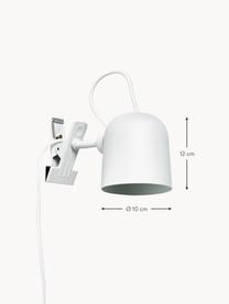 Stolová lampa Angle, Biela, Ø 10 x V 12 cm