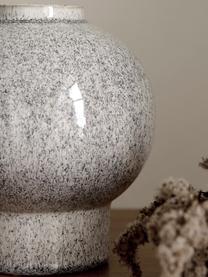 Vase grès cérame Stone, Grès cérame, Gris, Ø 15 x haut. 17 cm