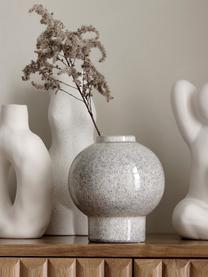 Váza z kameniny Stone, Kamenina, Sivá, Ø 15 x V 17 cm
