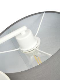 Plafoniera grande Pastore, Grigio, bianco, Larg. 49 x Alt. 26 cm