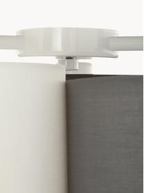 Grote plafondlamp Pastore, Grijs, wit, donkerbruin, B 49 x H 26 cm