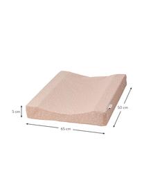 Aankleedkussen Fritz, Matras: 100% PU-schuimstof, Roze, wit, B 50 x L 65 cm