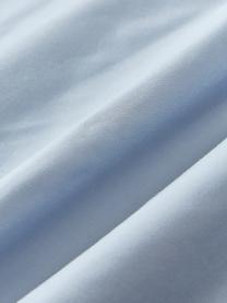 Povlak na polštář z bavlněného perkálu s lemováním Daria, Světle modrá, světle béžová, Š 40 cm, D 80 cm