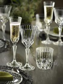 Copas flauta de champán de cristal Adagio, 6 uds., Cristal, Transparente, Ø 8 x Al 25 cm, 180 ml
