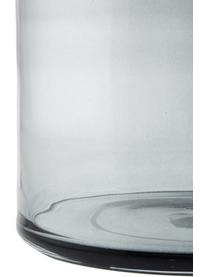 Jarrón de suelo de vidrio Right, Vidrio, Gris, Ø 25 x Al 70 cm