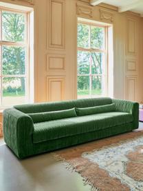 Samt-Sofa Club (3-Sitzer) in Grün, Bezug: Samt (100% Polyester), Samt Grün, B 274 x T 108 cm