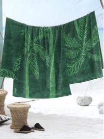 Serviette de plage Las Palmas, Tons verts, larg. 100 x long. 180 cm