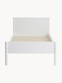 Kinderbed Girona van hout, 90 x 200 cm, Hout en multiplex, MDF, Wit, B 90 x L 200 cm