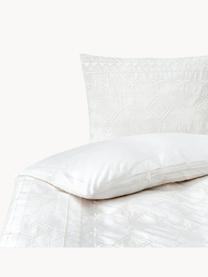 Copripiumino in cotone bianco ricamato Elaine, 100% cotone
Densità del filo 140 TC, qualità standard

La biancheria da letto in cotone è piacevolmente morbida sulla pelle, assorbe bene l'umidità ed è adatta per chi soffre di allergie, Bianco, fantasia, 155 x 200 cm + 1 federa 50 x 80 cm