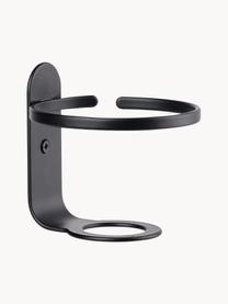 Supporto da parete per porta spazzolini Ume, Acciaio rivestito, Nero, Ø 9 x Alt. 9 cm