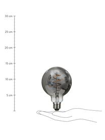 Ampoule E27, blanc chaud, intensité variable, 1 pièce, Gris, Ø 10 x haut. 14 cm