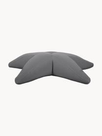 Grand pouf de jardin artisanal Starfish, Gris foncé, larg. 145 x long. 145 cm