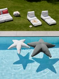 Grote outdoor zitzak Starfish, handgemaakt, Bekleding: 70% PAN + 30% PES, waterd, Donkergrijs, B 145 x L 145 cm