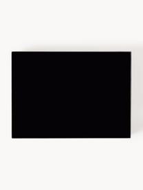 Plateau haute brillance Hayley, Noir, larg. 33 x prof. 24 cm