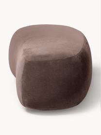 Hocker Alba, Bezug: 97% Polyester, 3% Nylon D, Gestell: Massives Fichtenholz, Bir, Webstoff Dunkelbraun, B 130 x T 62 cm