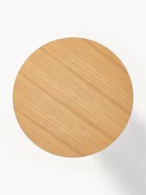 Okrągły stolik pomocniczy Nele, Blat: płyta pilśniowa średniej , Noga: lite drewno jesionowe z c, Drewno naturalne, Ø 60 x W 51 cm
