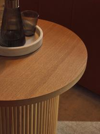 Kulatý dřevěný odkládací stolek Nele, Dřevo, Ø 60 cm, V 51 cm