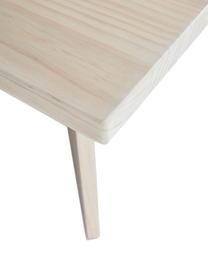 Mesa de centro de madera maciza Grankulla, Madera de pino maciza, Pino, An 90 x F 90 cm