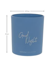 Candela profumata Good Night: Airy Lavender, Contenitore: vetro, Blu, Ø 9 x Alt. 10 cm