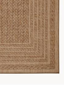 In- & outdoor vloerkleed Limonero in jute look, 100% polypropyleen, Beige, B 80 x L 150 cm (maat XS)