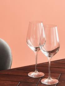 Copas de vino tinto de cristal Harmony, 6 uds., Transparente, Ø 8 x Al 24 cm