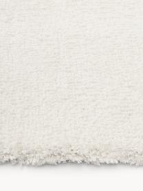 Pluizig hoogpolig vloerkleed Rubbie met regenboog patroon in hoog-laag structuur, Bovenzijde: microvezels (100% polyest, Onderzijde: 55% polyester, 45% katoen, Crèmewit, B 120 x L 180 cm (maat S)
