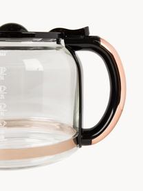 Koffiemachine Drip, Pot: glas, Mat zwart, koperkleurig, B 28 x H 36 cm