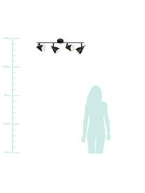 Stropní svítidlo ve skandinávském stylu Fjällbacka, Černá