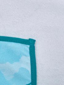 Toalla de playa Mermaid, 55% poliéster, 45% algodón
Gramaje ligero 340 g/m², Azul claro, turquesa, blanco, An 87 x L 180 cm