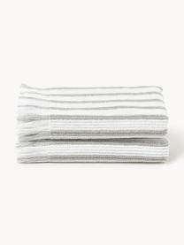 Asciugamano Irma, varie misure, Bianco, grigio chiaro, Asciugamano, Larg. 50 x Lung. 100 cm, 2 pz
