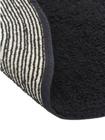 Tapis de bain rond Emma, Noir