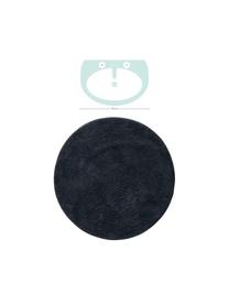 Tapis de bain rond Emma, Noir