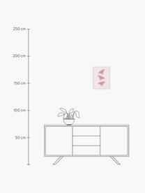 Oprawiony druk cyfrowy Pio Pio Pio, Biały, odcienie różowego, S 33 x W 43 cm