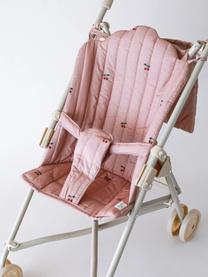 Puppenwagen Cherry Blush mit Gurt und Tragetasche, Rahmen: Stahl, pulverbeschichtet, Kirschen-Motiv, B 27 x H 56 cm