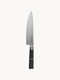 Kuchyňský nůž z nerezové oceli Lotus, Stříbrná, černá, D 21 cm