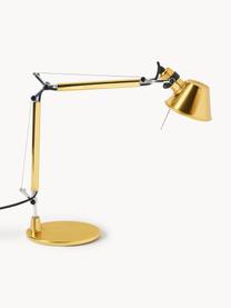 Lampa na psací stůl Tolomeo Micro, Zlatá, Š 43 cm, V 37 cm