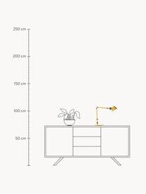 Schreibtischlampe Tolomeo Micro, Lampenschirm: Aluminium, beschichtet, Gestell: Aluminium, beschichtet, Goldfarben, B 43 x H 37 cm