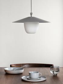 Lampada da esterno portatile a LED luce regolabile posizionabile a terra o appendibile al soffitto Ani, Paralume: alluminio, Grigio, bianco, Ø 34 x Alt. 121 cm