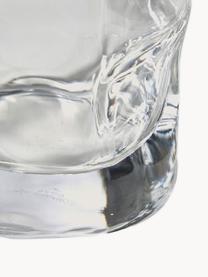 Bicchiere dalla forma organica Sorgente 6 pz, Vetro, Trasparente, Ø 7 x Alt. 11 cm, 300 ml