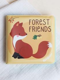 Libro Forest Friends, Materiale sintetico, schiuma, impermeabile, Beige, azzurro, multicolore, Larg. 12 x Alt. 12 cm