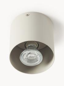 Faretto da soffitto Roda, Metallo verniciato a polvere, Beige chiaro, Ø 10 x Alt. 10 cm