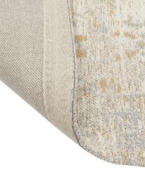 Handgeweven chenille loper Loire, Beigetinten, B 80 x L 200 cm