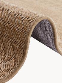 In- & outdoor vloerkleed Granado, jute look, 100% polypropyleen, Beige, bruin, B 120 x L 170 cm (maat S)