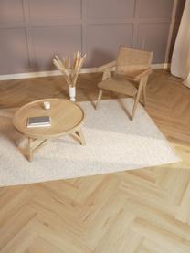Okrúhly koberec s nízkym vlasom Lyon, Krémovobiela, Š 140 x D 200 cm (veľkosť S)