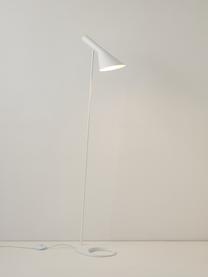 Lampada da lettura piccola AJ, Lampada: acciaio rivestito, Bianco, Alt. 130 cm