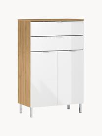 Bad-Midischrank Sydney mit Schubladen, B 60 cm, Holz, Weiß, B 60 x H 97 cm