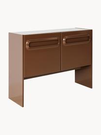 Sideboard Space, Mitteldichte Holzfaserplatte (MDF), Dunkelbraun, B 108 x H 80 cm