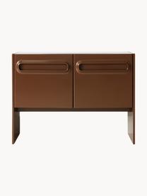 Sideboard Space, Mitteldichte Holzfaserplatte (MDF), Dunkelbraun, B 108 x H 80 cm