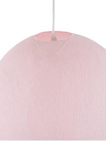 DIY hanglamp Colorain, Lampenkap: polyester, Licht roze, Ø 41 x H 135 cm